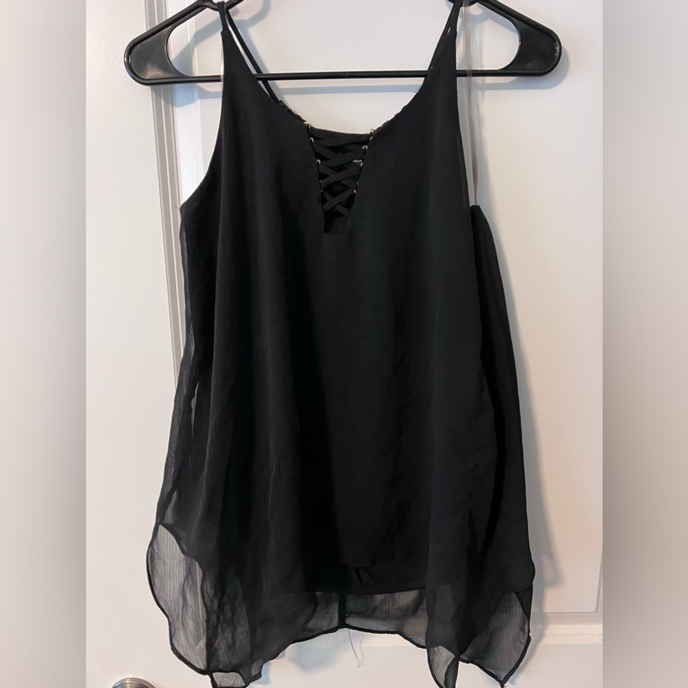 Black dress tank